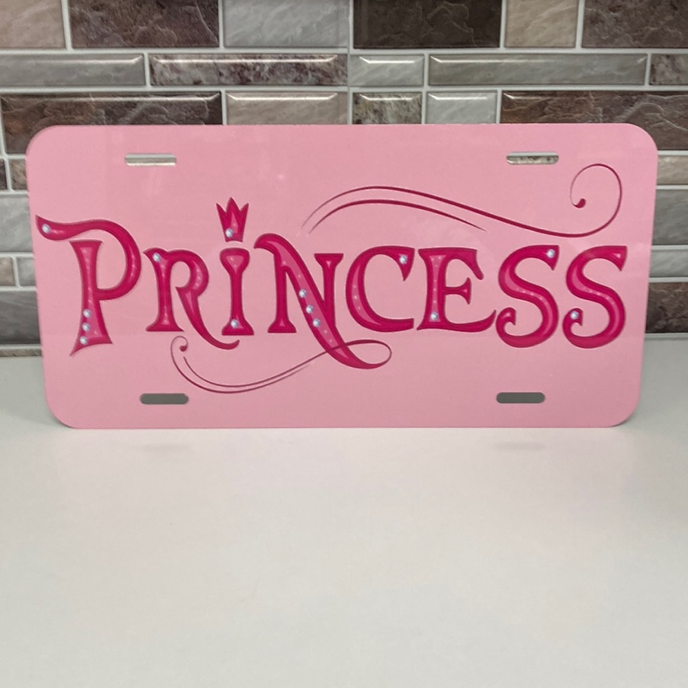 Princess License Plate